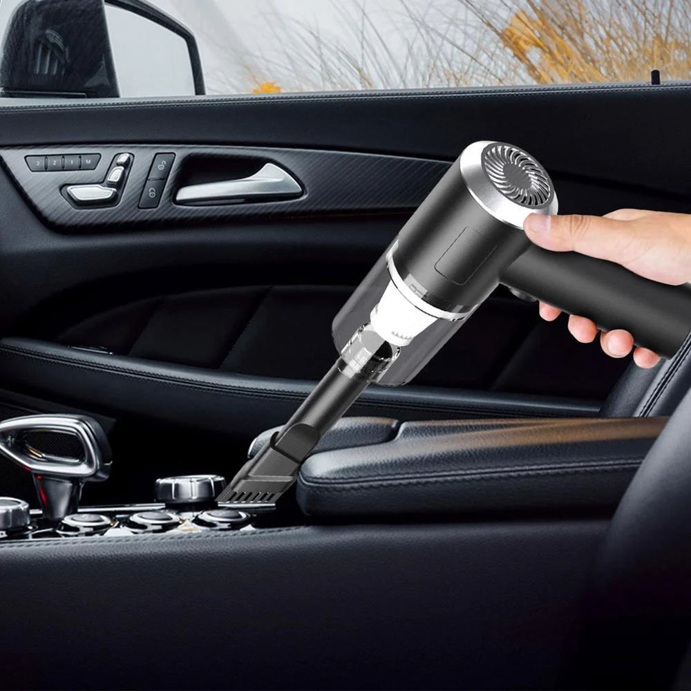 Powerful 120W Wireless Portable Handheld Vacuum Cleaner - Ideal for Home and Automotive Cleaning
