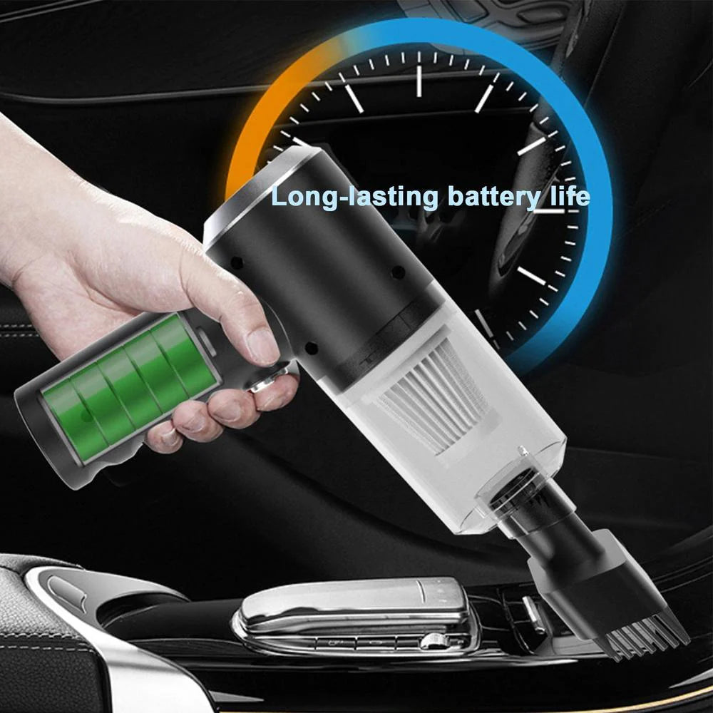 Powerful 120W Wireless Portable Handheld Vacuum Cleaner - Ideal for Home and Automotive Cleaning