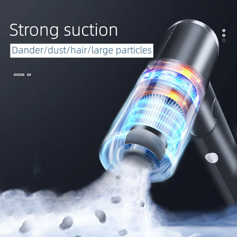 Powerful 120W Wireless Portable Handheld Vacuum Cleaner - Ideal for Home and Automotive Cleaning