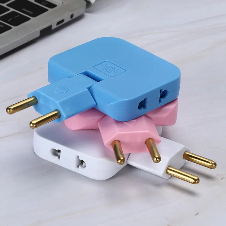 180° Rotatable 3-in-1 Slim Socket Adapter